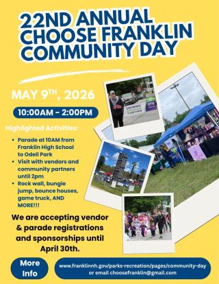 Choose Franklin Community Day Flyer